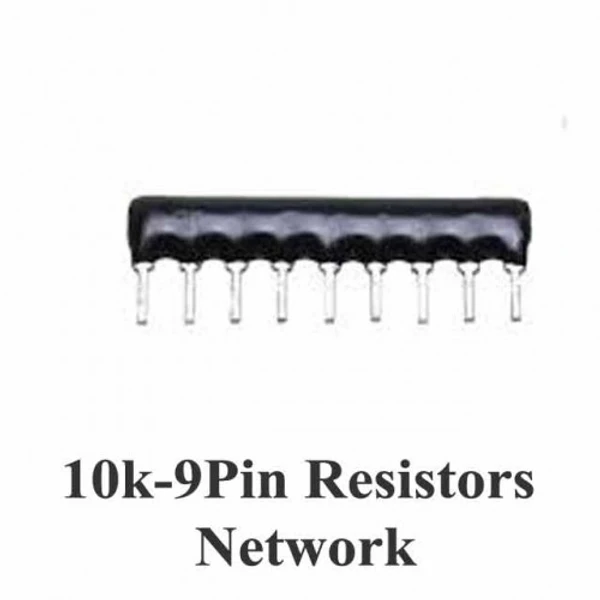 10K Resistor Network (Array) - 9 Pin, Fenghua, Serial