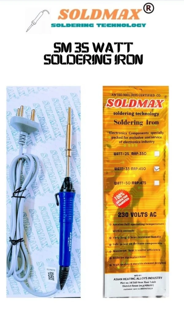 35w Soldering Iron  - Soldmax