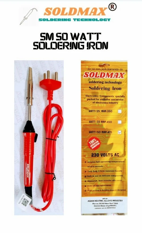 50w Soldering Iron  - Soldmax