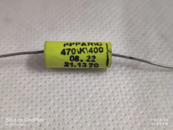 470/K/400v Axial Capacitor - CTR