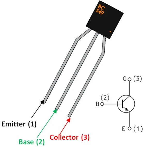 BC549 NPN Trans.  - To-92, CDIL