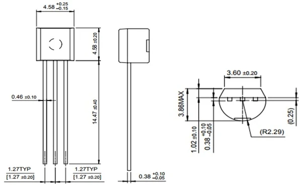 BC549 NPN Trans.  - To-92, CDIL