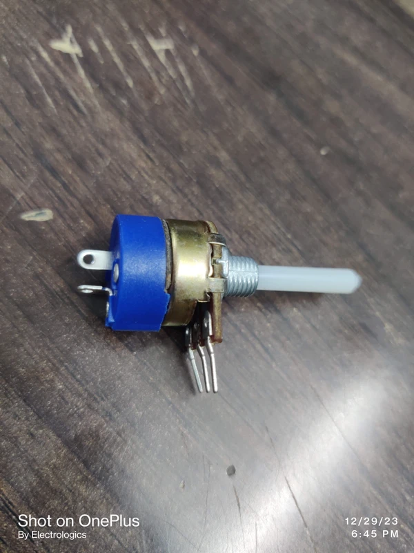 A10K Potentiometer On/Off - 20mm, Fine