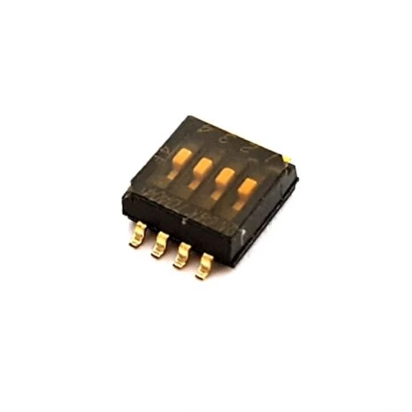 4 Way DIP Switch - SMD, Black, Omron