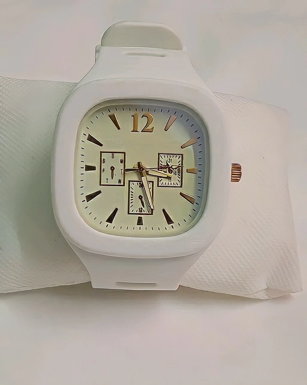 Trendy Men Watches - white
