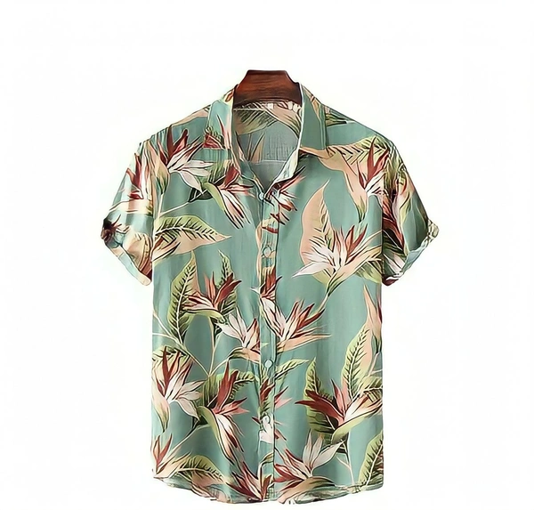 Printed Trending Casual Shirt   - M