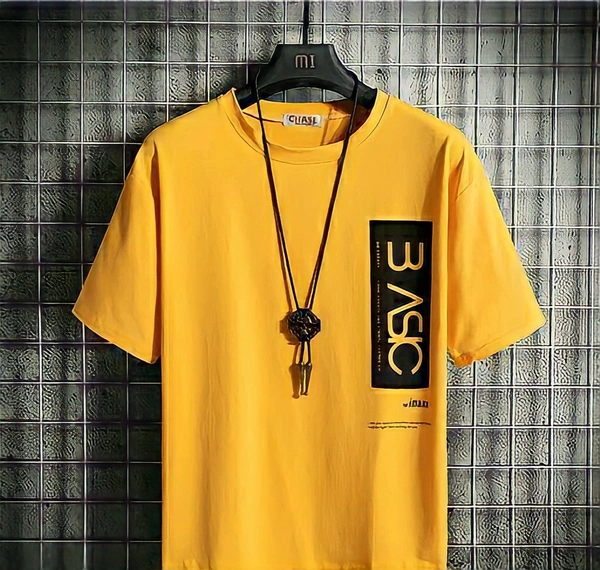 Pretty Retro Men Tshirts - yellow, M