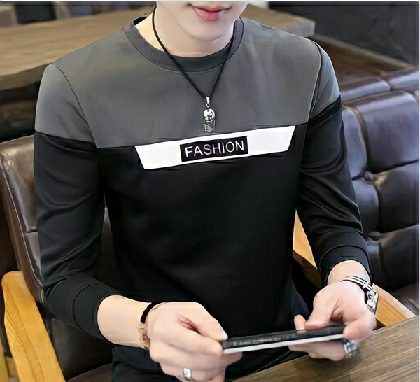 Ruggstar Best Selling Cotton Full Sleeve T-Shirt for men - L