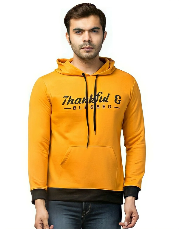 Printed Full Sleeve Men Hoodies - XL