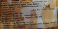 Cookme Turmeric Powder (কুকমি হলুদ গুঁড়ো) - Pouch (পাউচ), 2 May,2022, we are retailer not manufacturer of this product before use read everything carefully, Rich aroma | Adds distinct flavour to food, 8 Months, Brand-Cookme | Manufacturer-Krishna Chandra Dutta (Spices) | Country of Origin-India, 50 gm (৫০ গ্রাম)