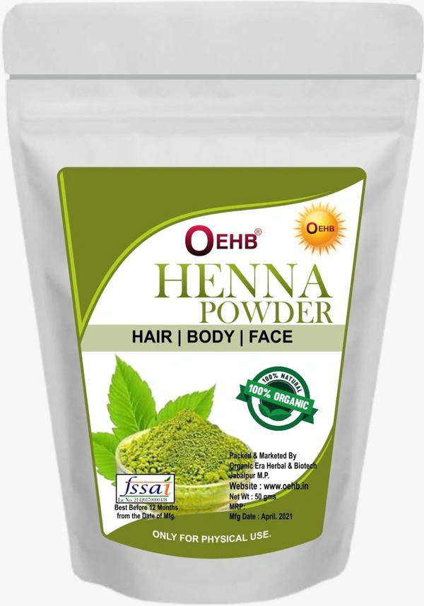 OEHB Natural Henna Powder 100g (Pack of 2)