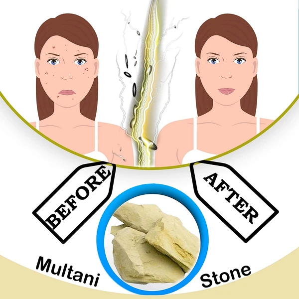 OEHB 100% Organic Multani Mitti Stone 900g - 900G