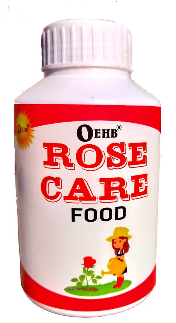 OEHB Organic Rose Care Food Fertilizer Spray l Specially Formulated for Rose Flowering (250 ML) - Black