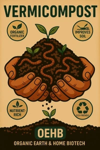 OEHB Vermicompost Manure/Fertilizer 2kg