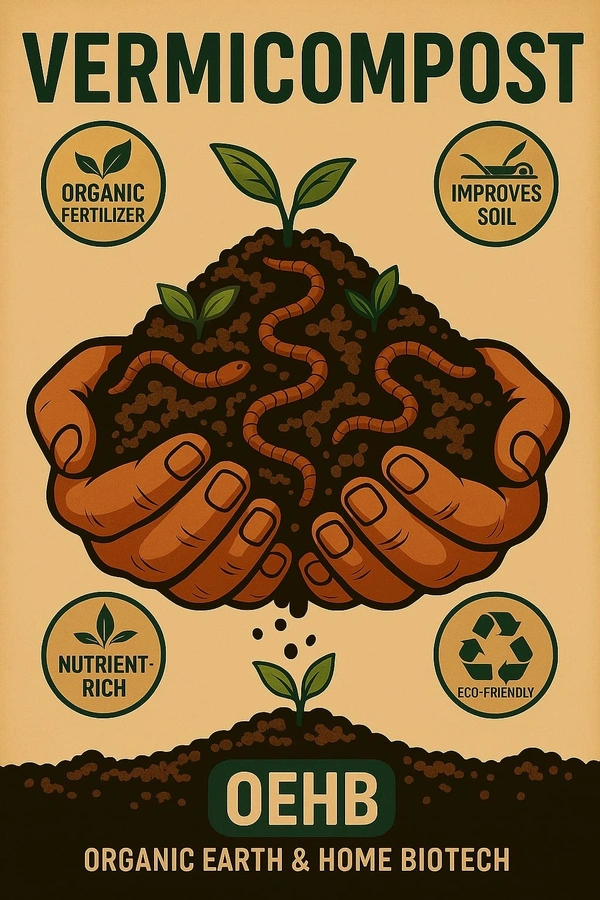 OEHB Vermicompost Manure/Fertilizer 2kg