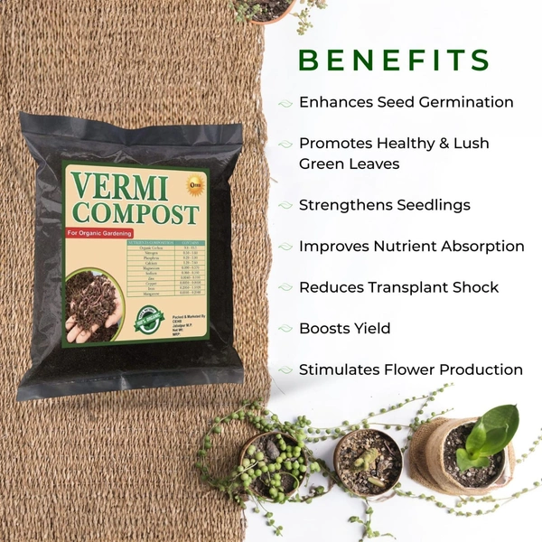 OEHB Vermicompost Manure/Fertilizer 2kg