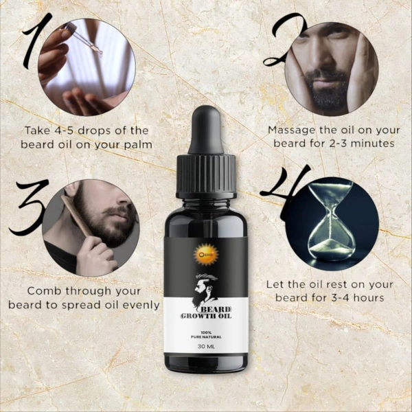 OEHB Beard & Hair Growth Oil, 30ml