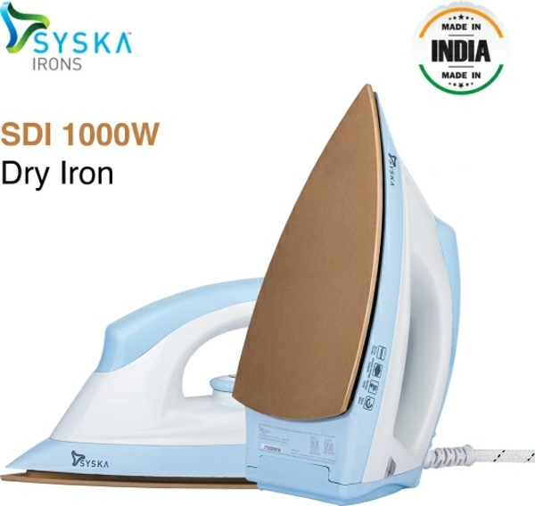 Syska Dry Iron - White Blue