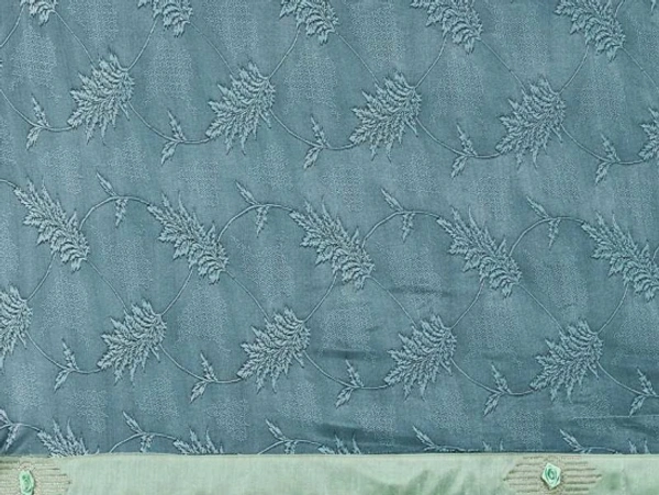 Printed Fashion Lycra Blend Saree - Green
