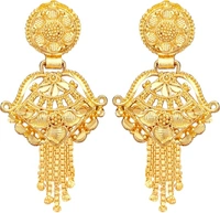 MANSIYAORANGE Alloy Jewel SetEarring & Necklace Set - Golden