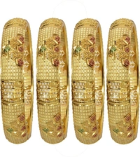 MANSIYAORANGE Alloy Gold-plated Bangle SetSize: 2-6, 2-8Type: Bangle SetIdeal - Golden