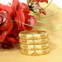 MANSIYAORANGE Alloy Gold-plated Bangle SetSize: 2-6, 2-8Type: Bangle SetIdeal - Golden