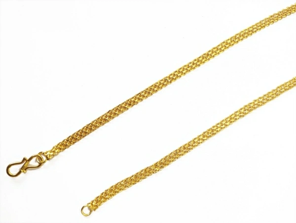 Khushal Stylish & Trendy Most Popular Beautiful Design Golden light Gold Plated Chain (22 Inch) Gold-plated Plated Brass ChainColor: GoldIdeal For: Boys, Men, Girls - Golden