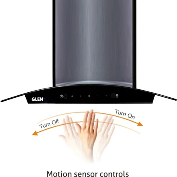 Glen ISPA 90 BL Auto Clean Wall Mounted ChimneyWidth: 60 cm, 90 cm90 cm : Suitable for 4-5 Burners1050 CMHFilterless : No Filter used, instant auto-clean with heat/water on button pressAutoclean:  Uses water/heat to auto-clean the collection chamberVery effective in removing odor10 Days Replacement Policy, No questions asked. - Black, 90 cm