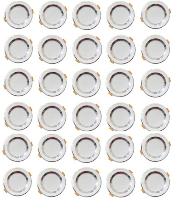 MVL 9W Led Ceiling Down Light White Round Pack of 30 Recessed Ceiling LampMaterial: AluminiumCord Length: 5.5 cmLight Used: LED30 Bulbs7 Days Return Policy, No questions asked. - White