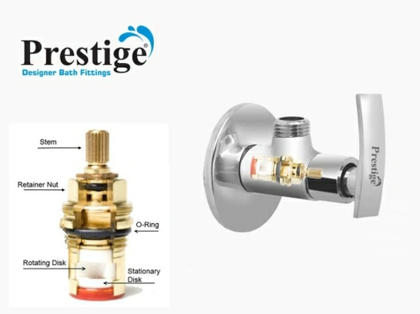 Prestige Passion Angle Cock Angle Cock Chrome Finishing Bathroom & Kitchen Tap with Flange Bib Tap Faucet Angle Cock FaucetColor: SilverType: Angle Cock, Handle ControlledMade of: BrassSuitable For: Bathroom,KitchenWall Mount Installation TypeInclusions: 1x Passion Angle Cock7 Days Return Policy, No questions asked. - CP