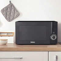 Galanz 20 L Solo Microwave OvenColor: Black20 LSoloMechanical Knob  is an Easy-to-use Control that can have a long life10 Days Replacement Policy, No questions asked. - Black