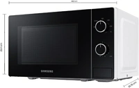 SAMSUNG 20 L Solo Microwave OvenColor: White20 LSoloJog Dial :Select settings using the simple control dial10 Days Replacement Policy, No questions asked. - Black