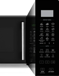 Whirlpool 20 L Convection Microwave OvenColor: Black20 LConvection : Can be used for baking along with grilling, reheating, defrosting and cookingFeather Touch : Modern, easy-to-use touch controlsChild Lock :  Ensures complete safety especially for homes with small children10 Days Replacement Policy, No questions asked.Hurry, Only a few left! - Black