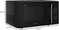 Whirlpool 20 L Convection Microwave OvenColor: Black20 LConvection : Can be used for baking along with grilling, reheating, defrosting and cookingFeather Touch : Modern, easy-to-use touch controlsChild Lock :  Ensures complete safety especially for homes with small children10 Days Replacement Policy, No questions asked.Hurry, Only a few left! - Black