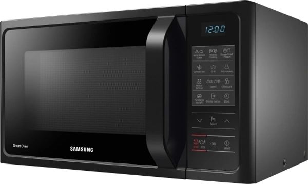 SAMSUNG 28 L Convection & Grill Microwave OvenColor: Black, Grey, Pink28 L : Great for family of 4Convection & GrillTouch Key Pad (Membrane)  is sensitive to touch and easy to cleanChild Lock :  Ensures complete safety especially for homes with small children10 Days Replacement Policy, No questions asked. - Black, 28 Ltrs