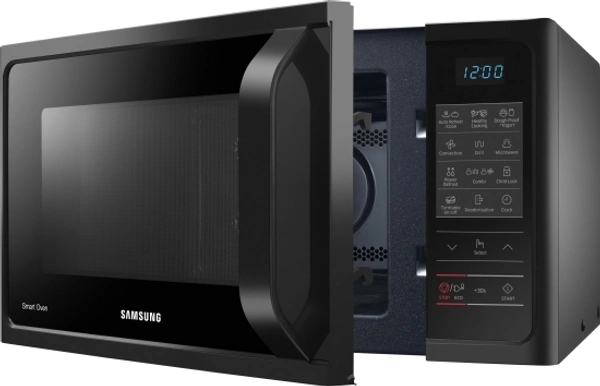 SAMSUNG 28 L Convection & Grill Microwave OvenColor: Black, Grey, Pink28 L : Great for family of 4Convection & GrillTouch Key Pad (Membrane)  is sensitive to touch and easy to cleanChild Lock :  Ensures complete safety especially for homes with small children10 Days Replacement Policy, No questions asked. - Black, 28 Ltrs
