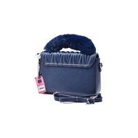 Dior Solid PU Sling Bag-007 - Medium (25-16cm), Blue