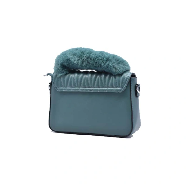 Dior Solid PU Sling Bag-006 - Mediun -(25-16 cm), Cadmium Green