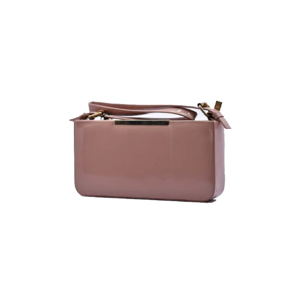 Sling Bag PU Leather--0011 - Medium (26-13cm), Cream Color