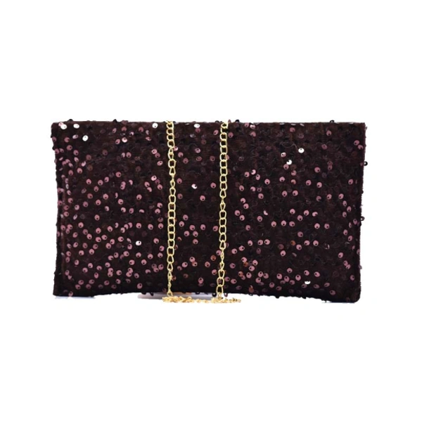 Sling Purse Gorgeous Party Wear-0018 - Medium (27-16cm), Dark Maroon