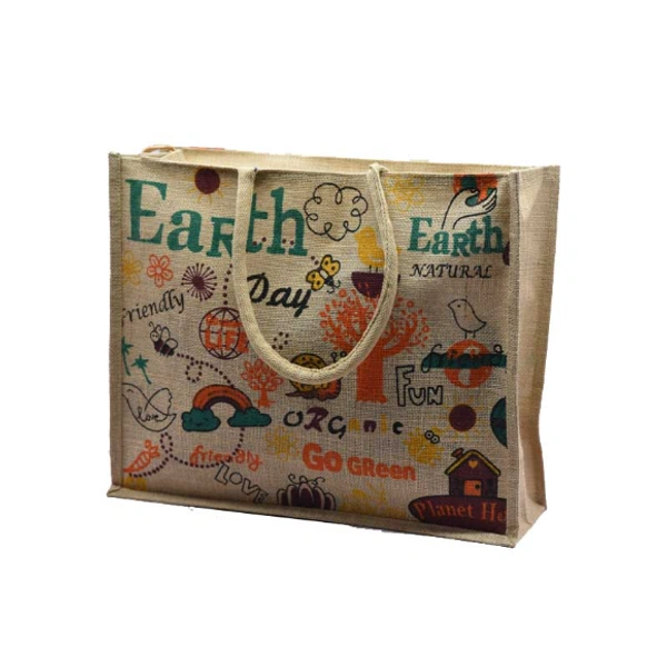 Lanch Bag Printed-0065 - Medium(46-39cm), Zute
