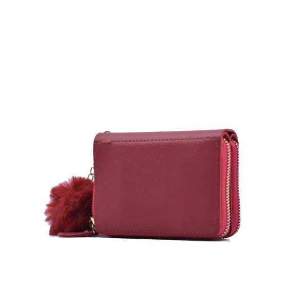 Small Folded Purse -0034 - Small (12-09), Maroon