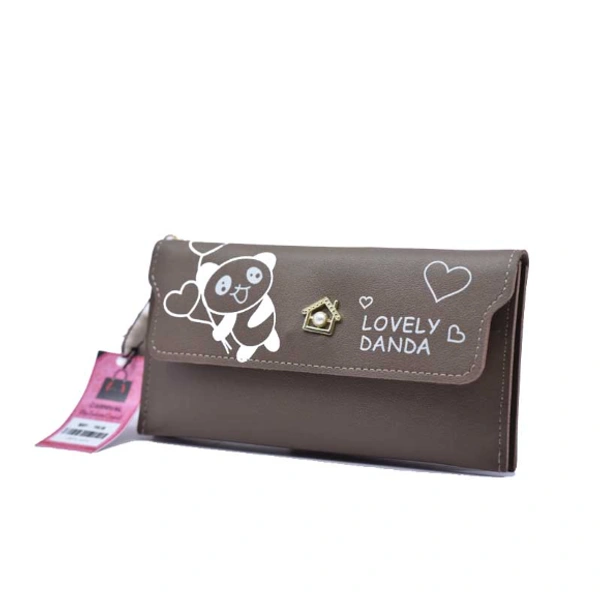 Purse-0056 - Medium (19-10cm), Chocolate