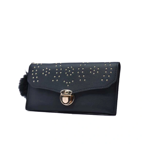 Purse-0052 - Medium (19-10cm), Black