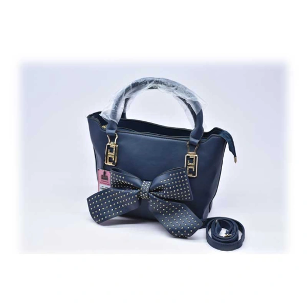 Sling Bag Pu Leather-0001 - Medium (26-21), Blue