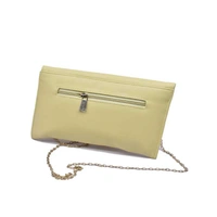 Sling Bag Pu Leather-0063 - Medium (23-16cm), Yellow