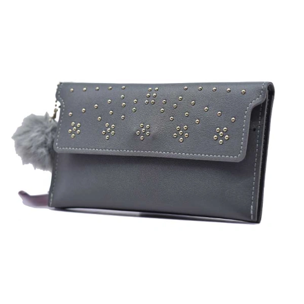 Purse-0053 - Medium (18-09cm), Grey