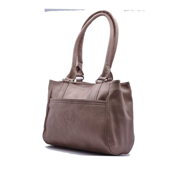 Side Bag Pu Leather-0041 - Medium(38-26cm), Cream