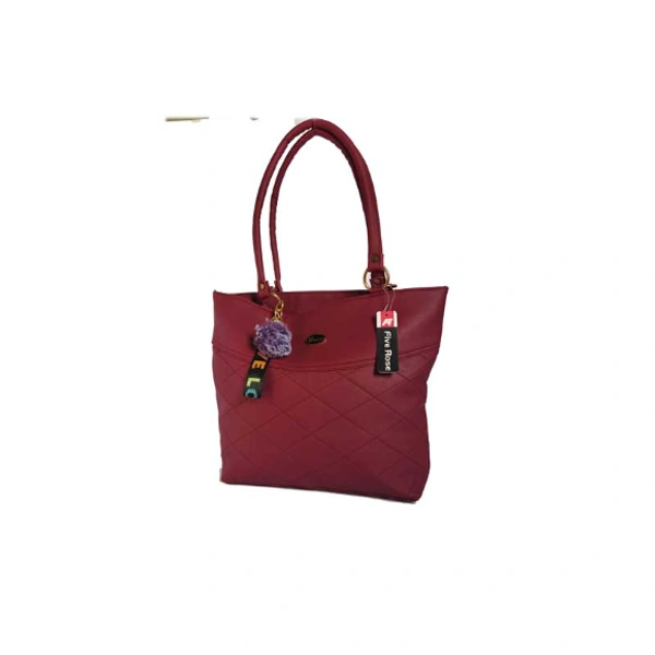 Side Bag Pu Leather-0070 - Medium (39-28cm), Maroon