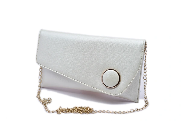 Sling Purse Pu-0035 - Medium(26-14cm), White